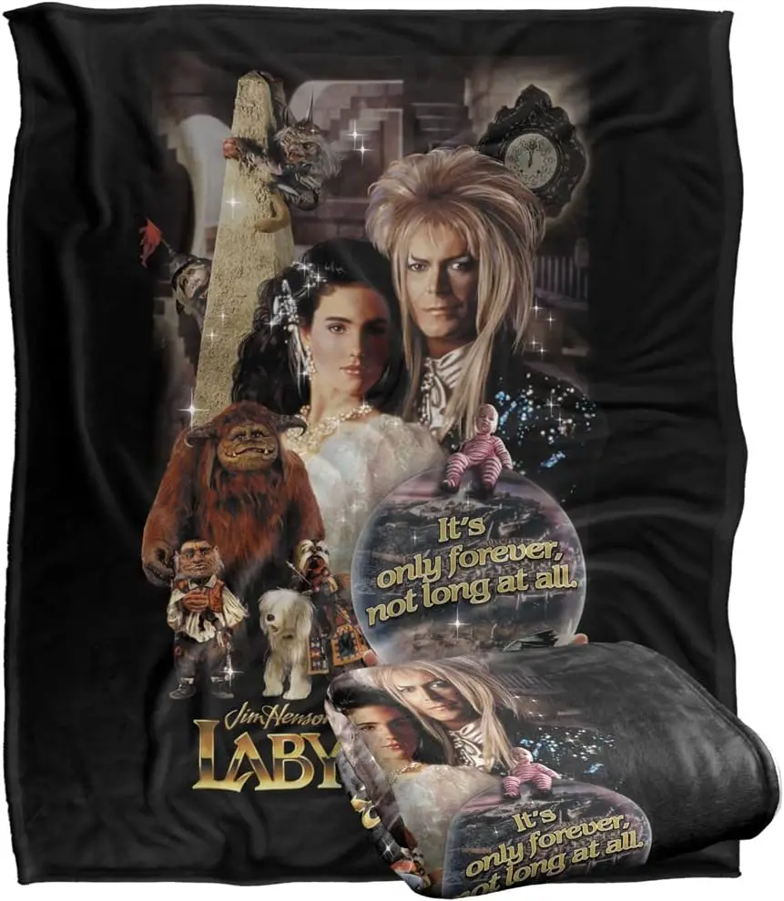 

Labyrinth Only Forever Officially Licensed Silky Touch Super Soft Throw Custom blankets