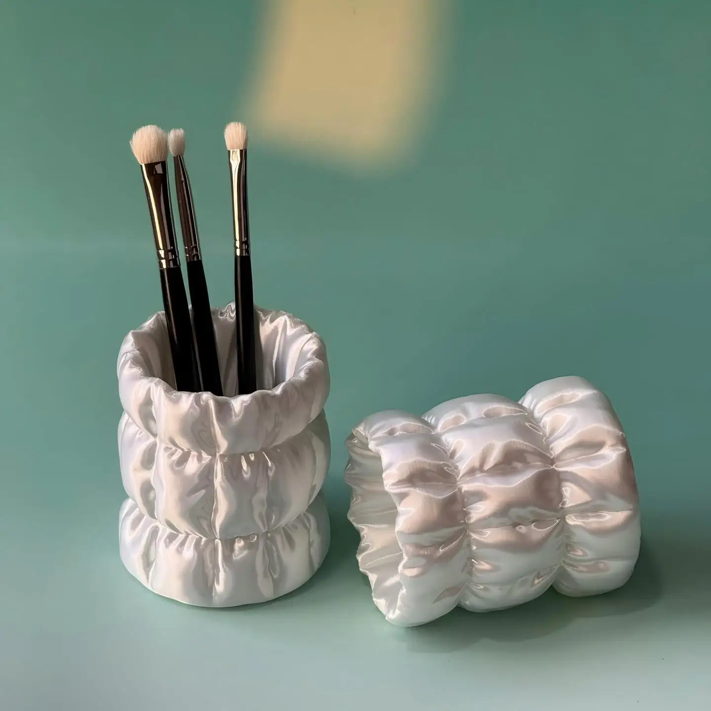 1pc Makeup Brush Holder,Pen Holder,Suitable for Home,And Office,for Pencils And Lipsticks,Home Storage Organizer,Portable Design