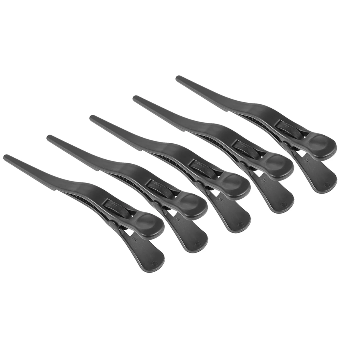 

5Pcs Hair Clips Durable Safe Premium Material Heavy Duty Salon Home Stylist Snap Barrettes Hairdressing Supplies