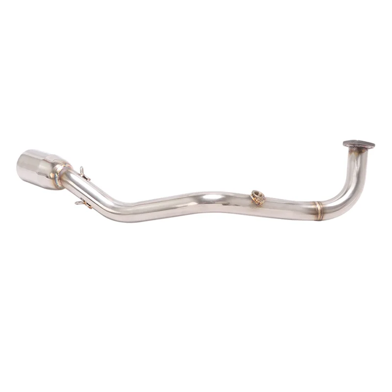 Slip On For Yamaha NMAX 125 155 NMAX125 NMAX155 2021 Motorcycle Front Mid Link Pipe 51MM Escape Exhaust Stainless Steel Muffler