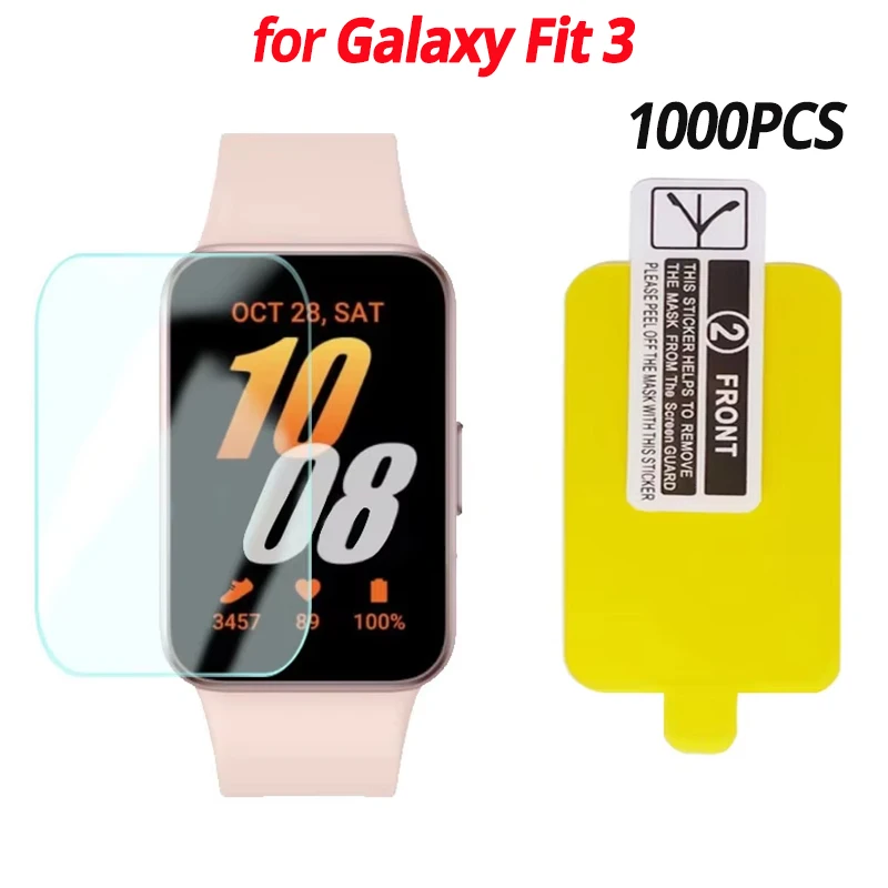 1 Pack TPU Film for Samsung Galaxy Fit 3 Bracelet Screen Protector Hydrogel Film for Galaxy Fit3 Protective Films