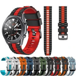 22mm Strap for Samsung Gear S3 Frontier/Classic Galaxy watch 3 45mm Silicone Wrist Band for Samsung Galaxy Watch 46mm strap