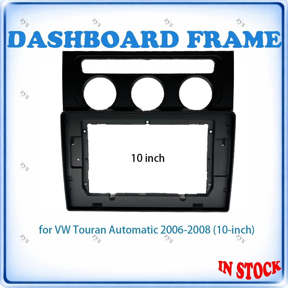 

Car Radio Fascia Frame For VW Touran Auto 2006-2008 10 inch Stereo Panel Canbus Wiring Harness