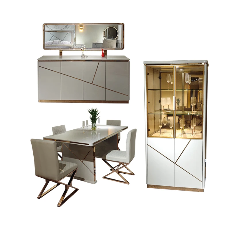 

Simple Modern Wood Storage Living Room Wine Rack Home Furniture Dining Room Bar Luxury Wooden Wine Cabinet