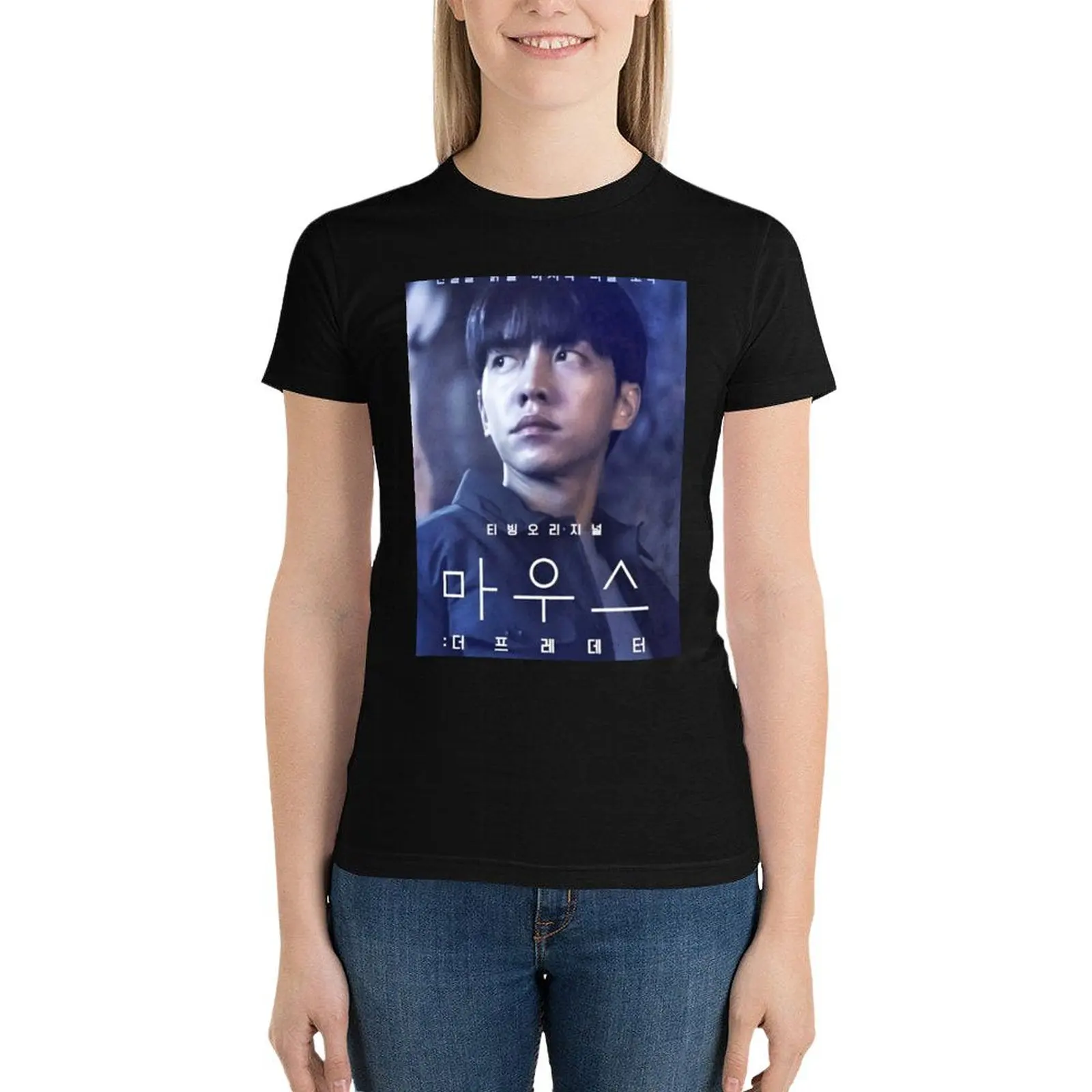 Copy of Copy of Mouse Kdrama - Lee Seung Gi T-Shirt summer top cute tops hippie clothes female t-shirt dress for Women plus size