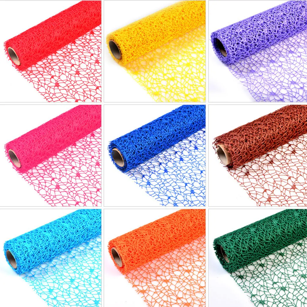 

Jacquard Net Roll Yarn Gauze Sea Blue Large Size Kindergarten DIY Gift Wrapping Party Decoration Wedding Backdrop Curtain Mesh