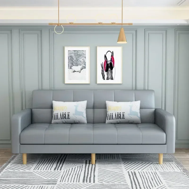 Household Goods Simple Andl Sofa Technology Fabric Sofa Small House Rental Household Simple And Modern Integrated Sofa Bed