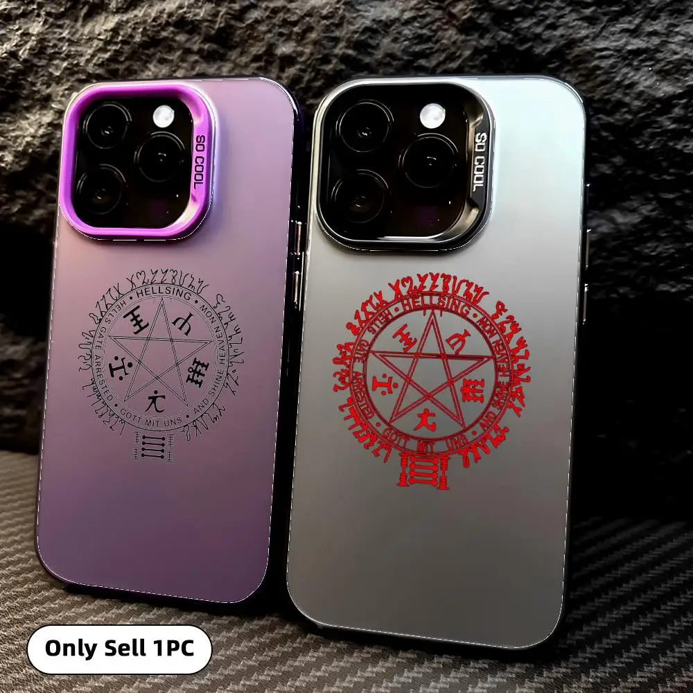Anime C-Castlevania Phone Case For iPhone 17 16 15 14 13 12 11 Pro Max Air Colorful Matte Laser Aurora Shockproof