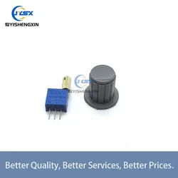 2PCS 3296W Handle Potentiometer +gray knob ResistanceOhm Trimpot Trimmer 1K 2K 5K 10K 20K 50K 100K 200K 500K 1M ohm 100r 200r