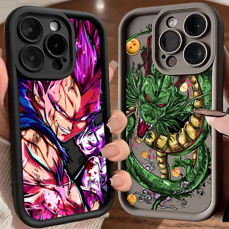 

Cool Dragons Balls Cartoon Soft Silicone Case For iPhone 17 11 15 16 13 Pro Max 14 Plus 12 Pro 16E 17AIR Shockproof Phone Cover