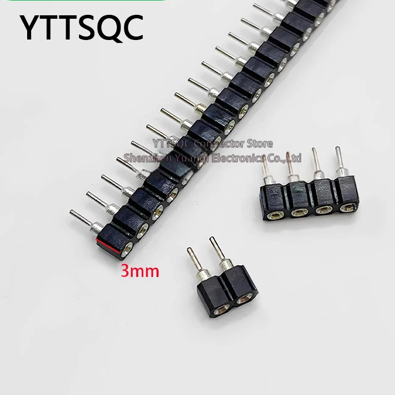 2.54mm Round Hole Straight Pin Single Row 0.1