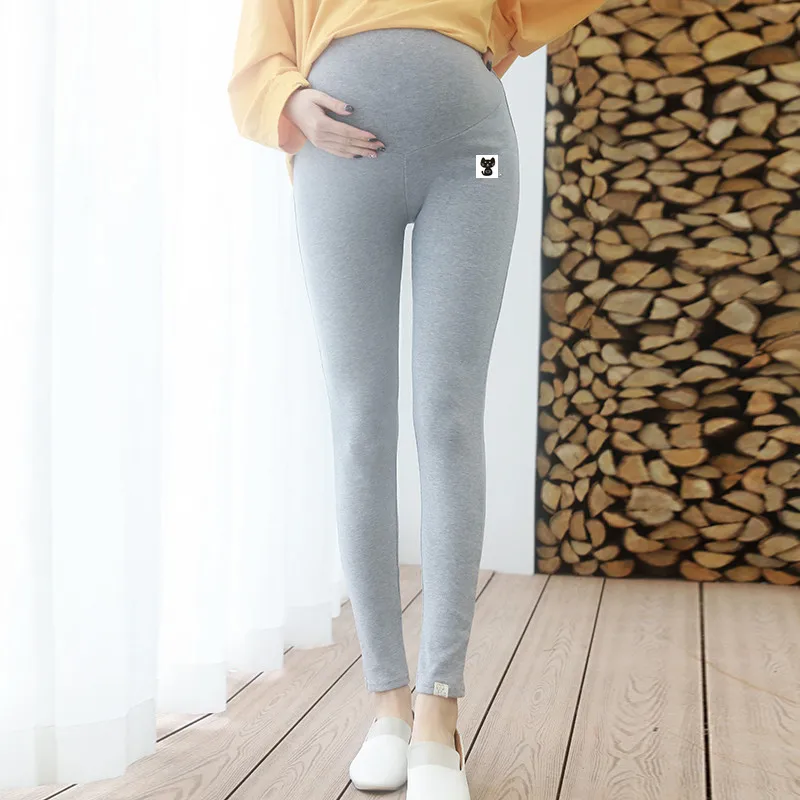 Pregnant Maternity Women's Pregnant Spring Outer Wear Trousers Autumn And Winter Tide Moms Leggings Comfortable Stomach Lift