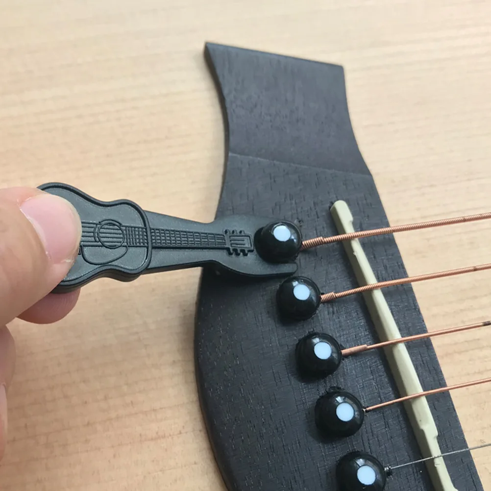 

7 Pcs Disassembler Guitar String Nails Tuning Pegs Cocoa Pineapple Acoustic Bridge Pins