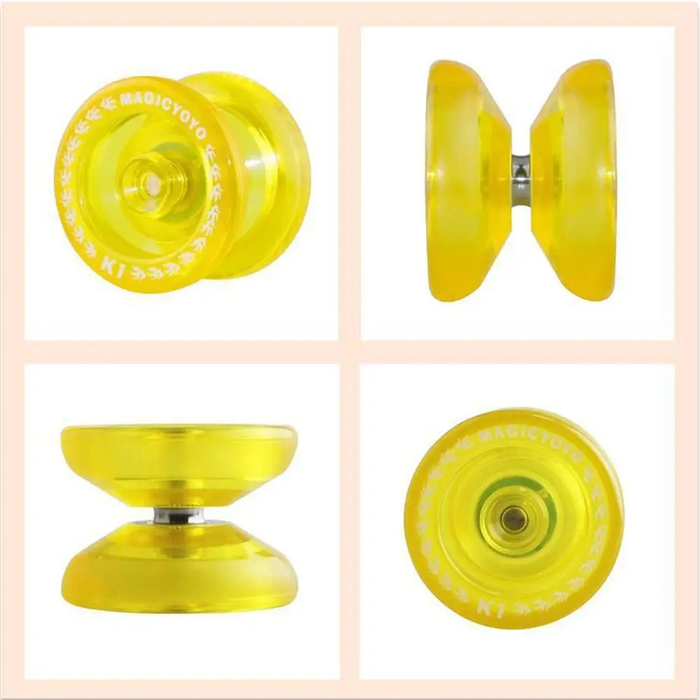 Klassiek speelgoed 8-bal KK-lager Yoyo K1 Hoge snelheid draaiende string Yo Yo Professionele ABS Yoyo-bal Instapmodel