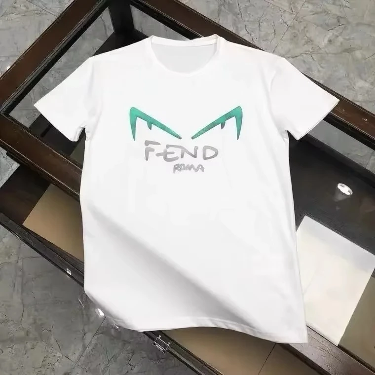 

2025Gym Loose Cotton Printed T-Shirt Bodybuilding Cotton Men's Muscle Short Sleeve Gym Men's Running Sports T-Shirt Top