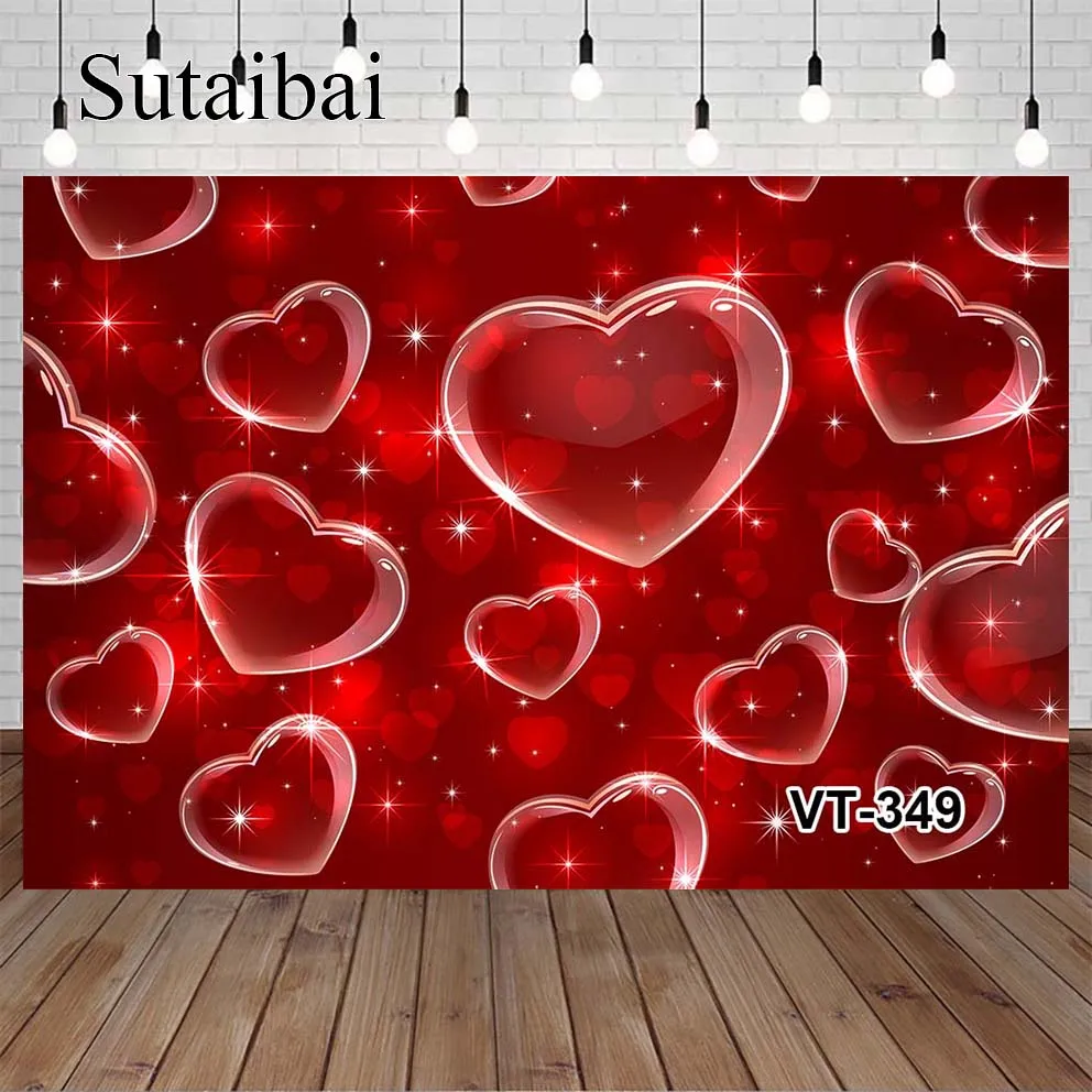 Fondale fotografico cuore rosso fondali anni '90 per servizio fotografico sfondo di san valentino donna uomo buon compleanno fotografia sfondo