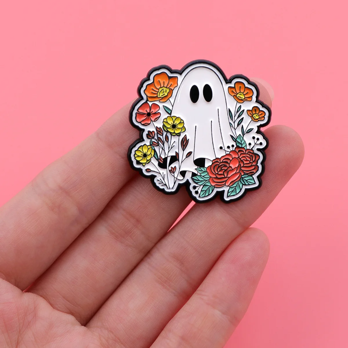 ฮาโลวีนกีตาร์ Ghost เข็มกลัด Badge เสื้อผ้ากระเป๋าเป้สะพายหลังอุปกรณ์เสริม Pin Alloy Badge ใหม่