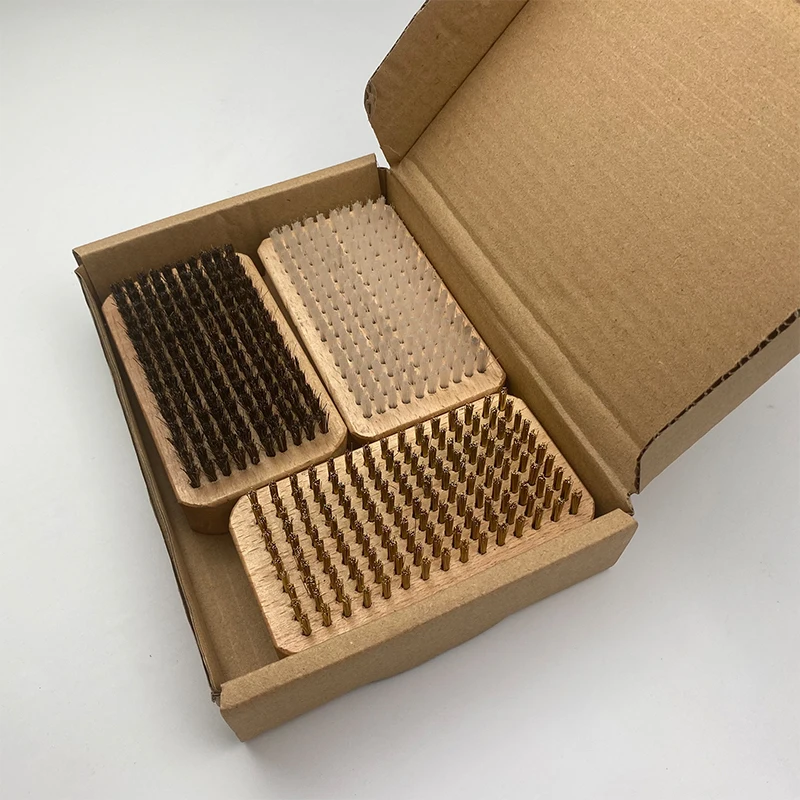 Snow Wax Brush Ski Brush Copper Wire Cleaning Brush Nylon Polishing Copper Brush Barbecue Copper Wire Brush
