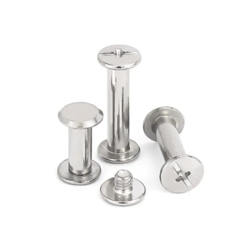 50PCS 304 Stainless Steel Flat Head Male Female Rivets for Clothing Bag Leather DIY Craft, Anti-Rust Snap Fasteners M2M3M3.5