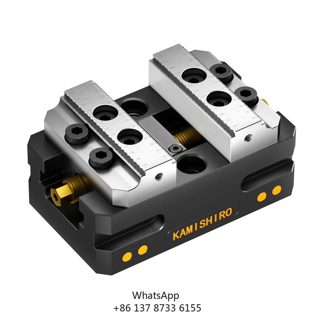 

Kamishiro Self-centering Vise High Precision Lang Quality Five-axis Vise For Cnc Milling Machine 5thaxis 4axis Concentric Vise