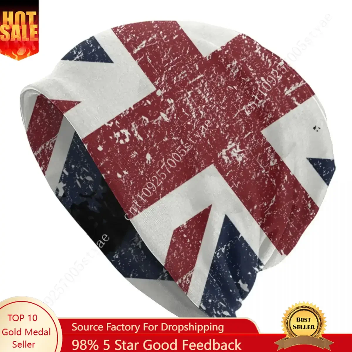 

British UK Flag Beanie hat Men Women Knit Hats Soft Skull Cap Warm Winter Caps Cuffed Beanies Fashion Ski Hats Headwear