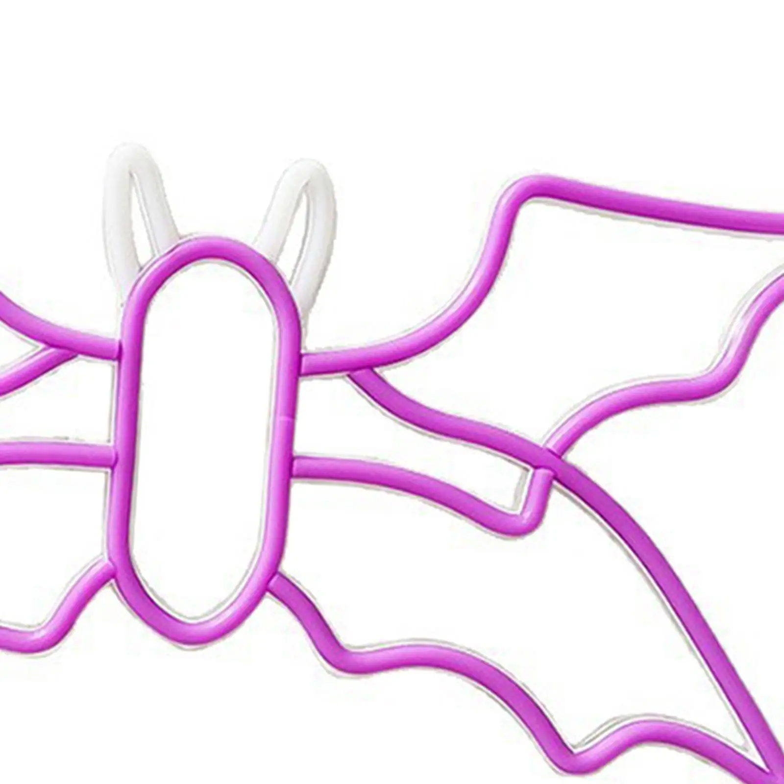 Bat Shaped Neon Sign Halloween Decoration Night Light Ambient Lighting Table