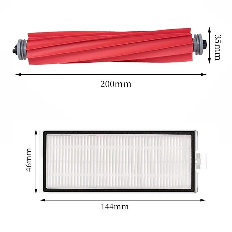 Hepa Filter Voor Xiaomi Roborock Q7 Max,Q7 Max +,Q7 Plus,T8, stofzak Belangrijkste Zijborstel Mop Doek Robot Stofzuiger Onderdelen