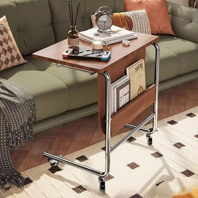 Versatile Side Table Small Coffee Table for Trolleys Dining Carts Wine Racks Bookshelves  Convenient  Flexible Storage Solution 2