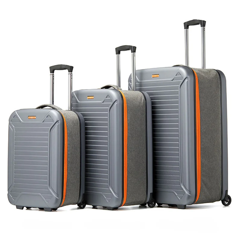 

Travel Spinner Suitcase Luggage folding Trolley Case ABS Carry on Luggage travel suitcase on wheels lightweight luggage