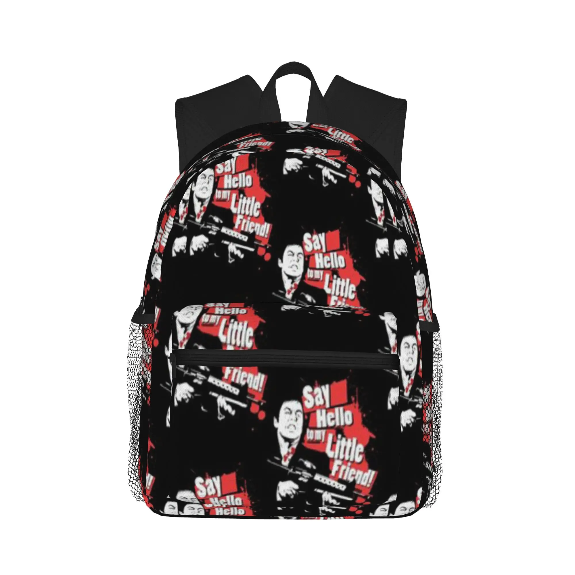 Say Hello to my Little Friend!  Casual Backpack for Students and Adults Bag