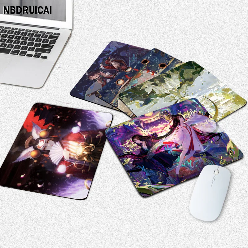 Onmyoji Gaming Mousepad, Lockedge Antiderrapante, Espessado Grande Almofada de Escrita, Mouse Pad, Desktop, Escritório, Estudante, Decoração de Casa