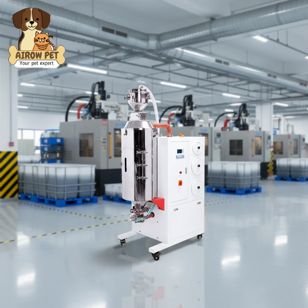 AIROW 3-in-1 Compact Honeycomb Dehumidifying Dryer for Plastic Granules Integrated Drying & Auto Loading Machine