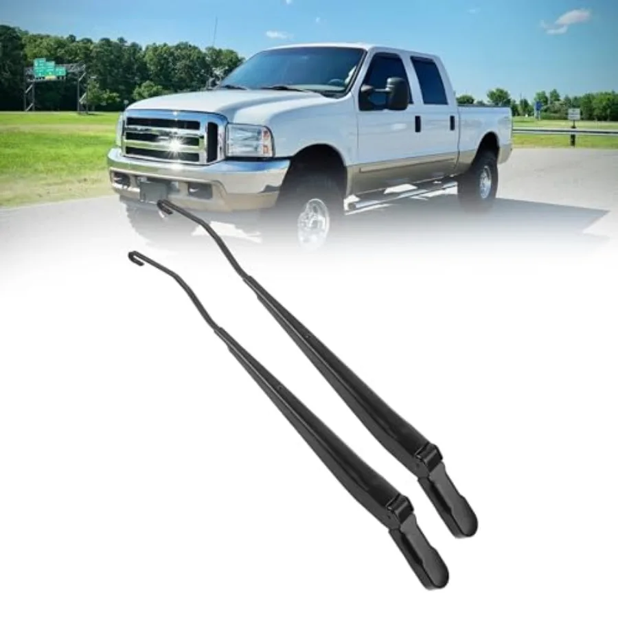 

Windshield Wiper Arms Pair Compatible with1999-2007 Ford F250 F350 F450 F550 Super Duty 2000-2005 Excursion Replaces# 42647 426