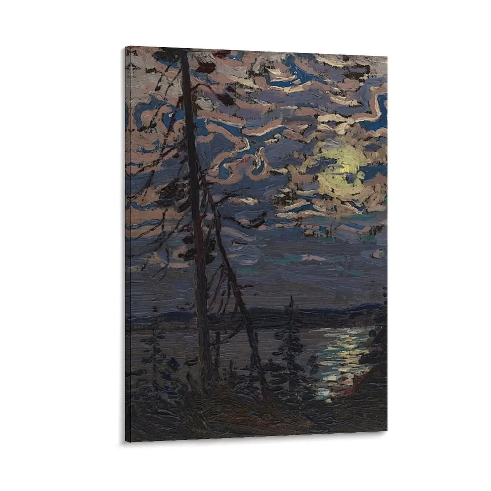 

Tom Thomson - Moonlight Canvas Painting wall art room decoration accessories