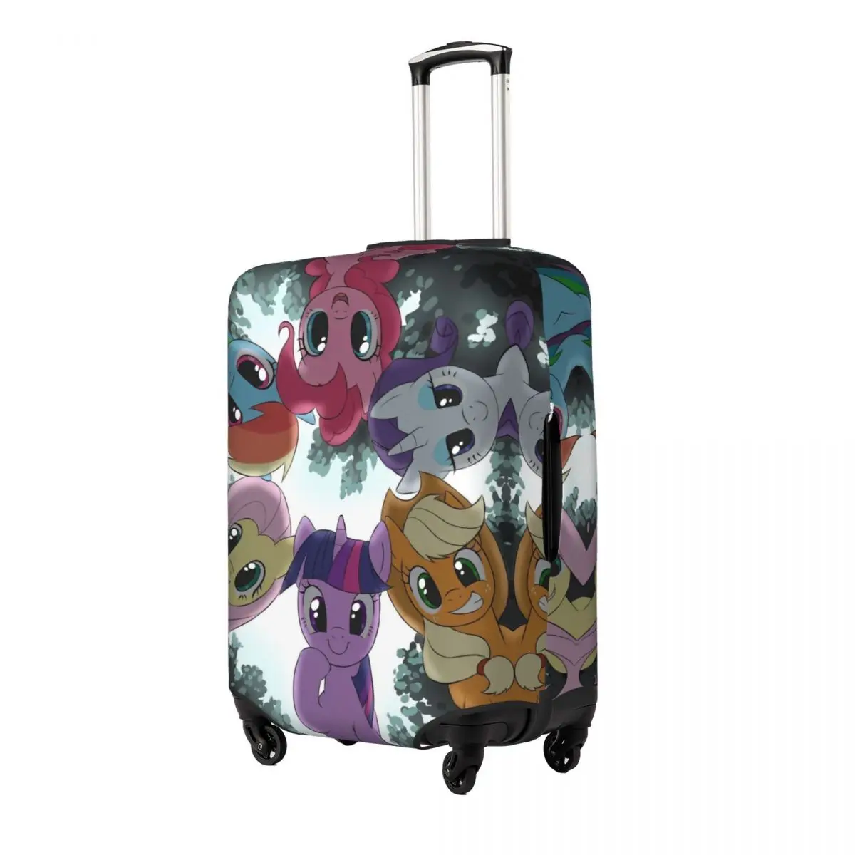 MINISO My Little P-pony Suitcase Cover Flight Cruise Trip Fun Luggage Case Protector