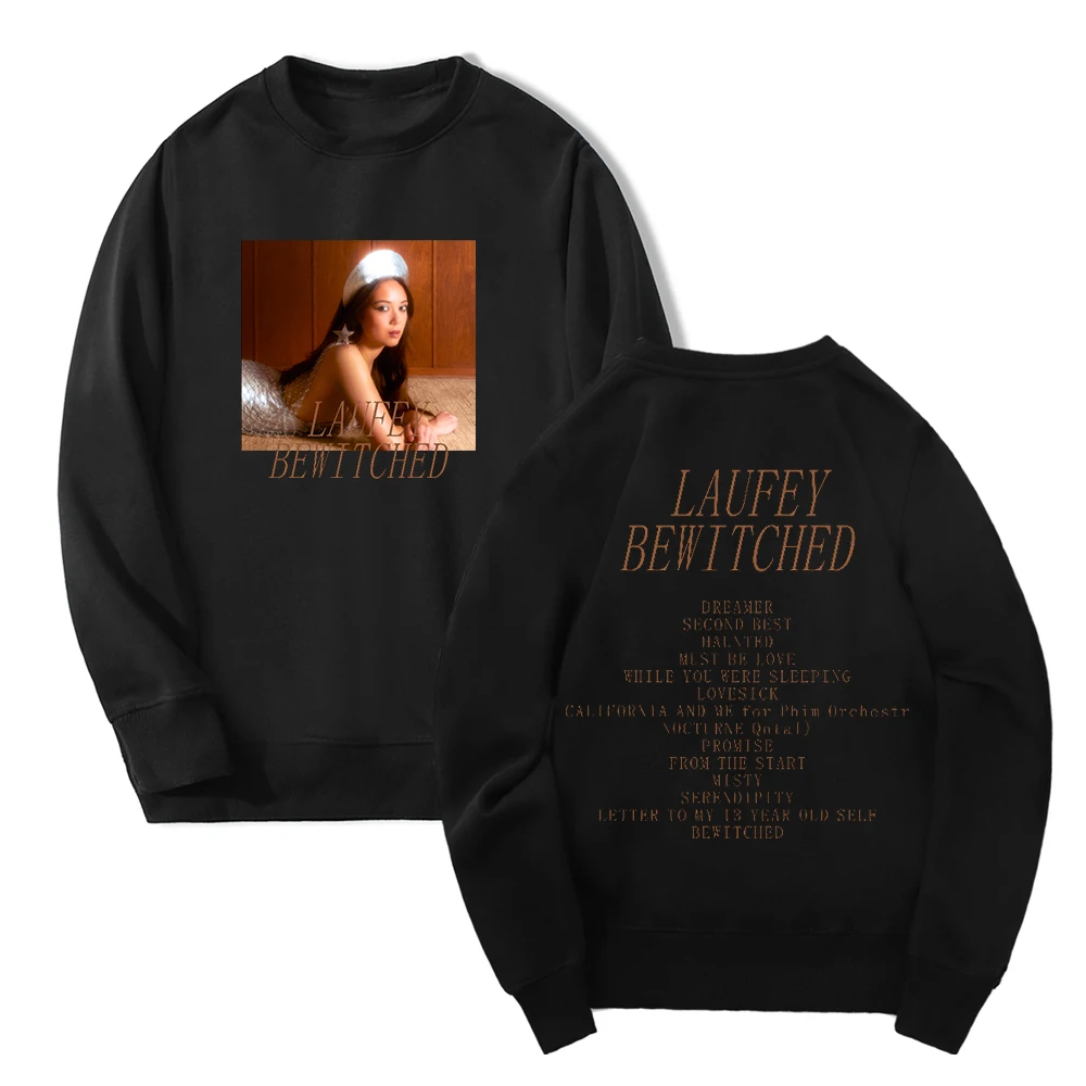 

Laufey Sweatshirt New Album Bewitched Merch 2023 World Tour Crewneck Long Sleeve Streetwear Women Men Fashion Clothes