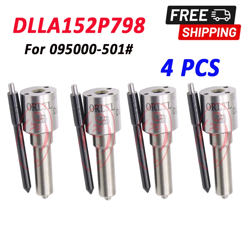 

4 Pieces ORLTL New Nozzle DLLA152P798 Common Rail Injector Sprayer DLLA 152 P 798 Diesel Fuel Injection Parts For Man 107-1230