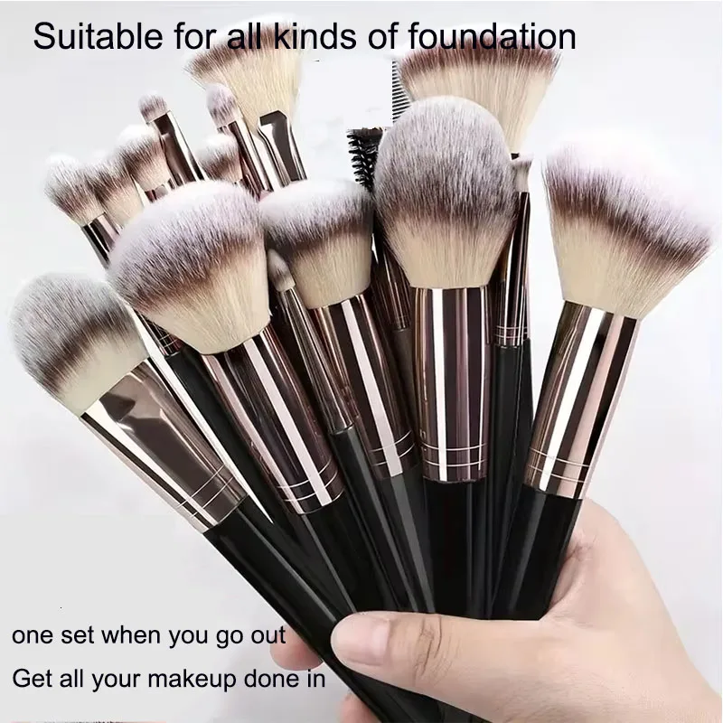 

20 шт., кисть для макияжа цвета макарон, подводка для глаз, растушевка для щек, косметическая кисть для тональной основы, набор кистей для макияжа