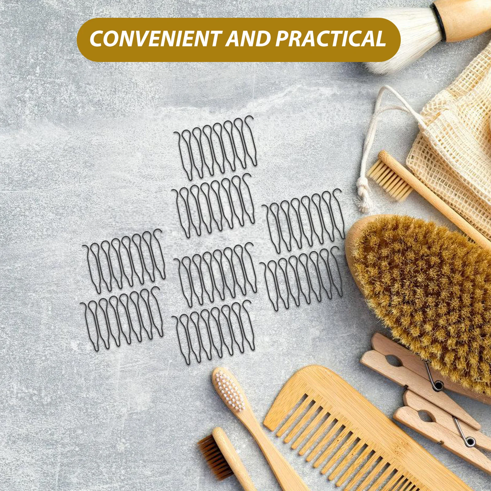 40 قطعة من أمشاط الأسلاك المعدنية، دبابيس شعر مموجة، إكسسوارات أنيقة للنساء، حل تصفيف سريع، مشط تصفيف الشعر