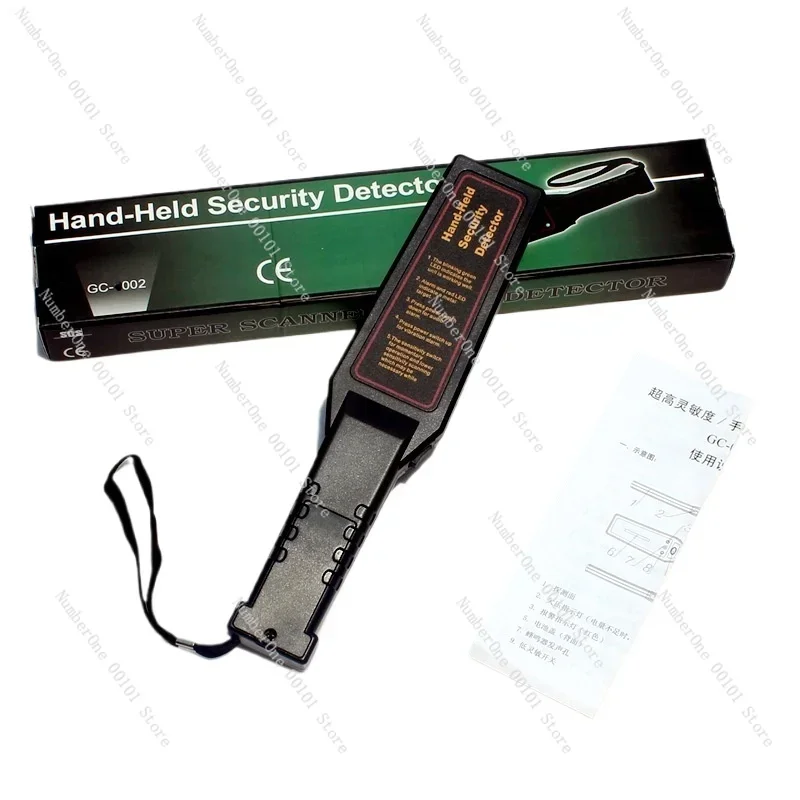 GC-1002 High Sensitivity Handheld Metal Detector with Metal Signal Size Indication