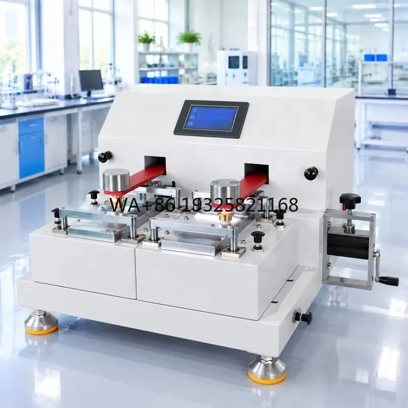 AATCC 8 ISO 105 Textiles Crockmeter Pneumatic Color Fastness Rubbing Tester AATCC 165 BS 1006 Fabric Crock Friction Test Machine