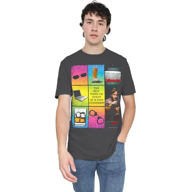 Californication Poor Judgement T Shirt S 2Xl Charcoal