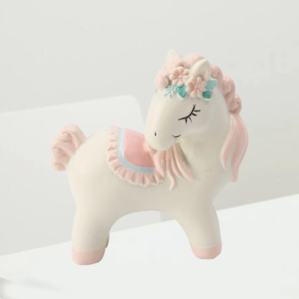 

Unicorn Baking Cake Decorations Resin Figurine Shaped Desk Table Ornaments Miniature Garden Accessories Birthday Party Cake