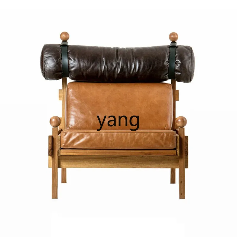 

LMM New Chinese Style Light Luxury Design Solid Wood Retro Removable Washable Sofa Nordic Fashion Reception Chair