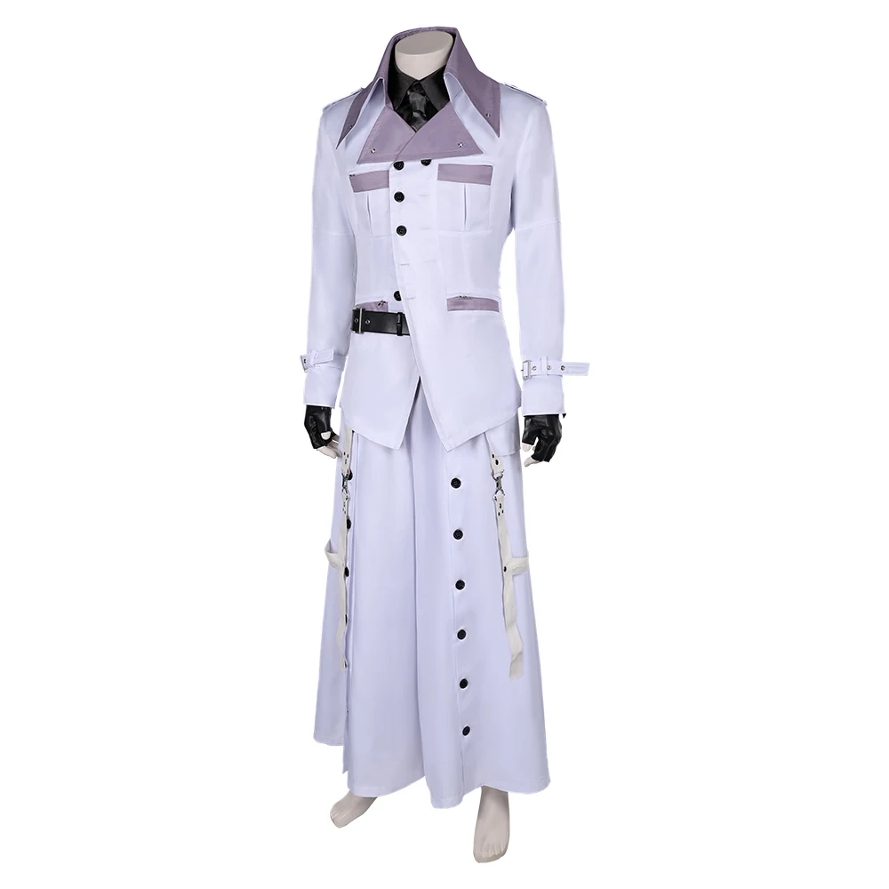 Rufus Shinra Final Fantasy Cosplay Fantasia Game Costume For Adult Men Male Coat Belt Outfits Halloween Carnival Party Role Suit