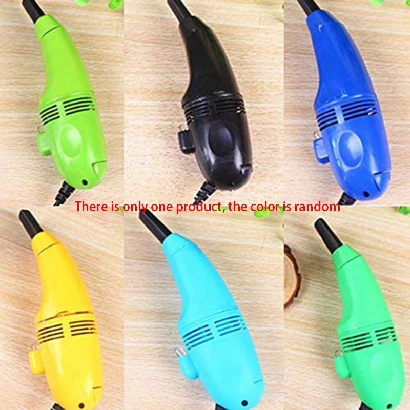 เครื่องดูดฝุ่นคีย์บอร์ดใหม่ เครื่องดูดฝุ่นคีย์บอร์ดขนาดเล็กทรงพลัง USB คีย์บอร์ดไร้สาย Air Duster สีสุ่ม