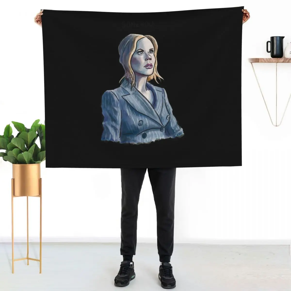 

Nicole Kidman at AMC Throw Blanket Soft Breathable Blanket for Night Sleeping