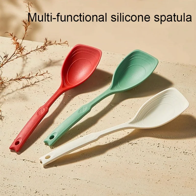 

Multi-functional silicone kitchen spatula, high-temperature spoon, versatile cooking tool, non-stick cookware for daily use