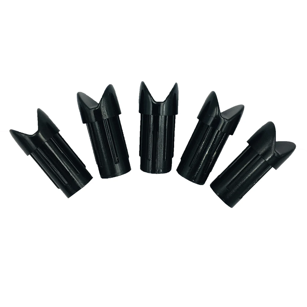 Boulons d'arbalète demi-lune pour la chasse, lot de 24 pièces, encoches internes pour ID 7.6mm OD 8.8mm, arbre de flèche en carbone