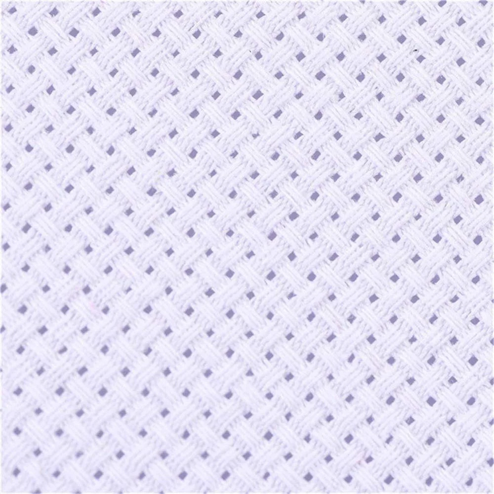 1Pcs Cross Stitch Fabric Grid Embroidery Fabric Grid 14CT 11CT Cross Stitch Fabric Grid DIY Green Cotton Fabric